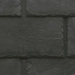 Tapco Slate Stone Black roof tile sample